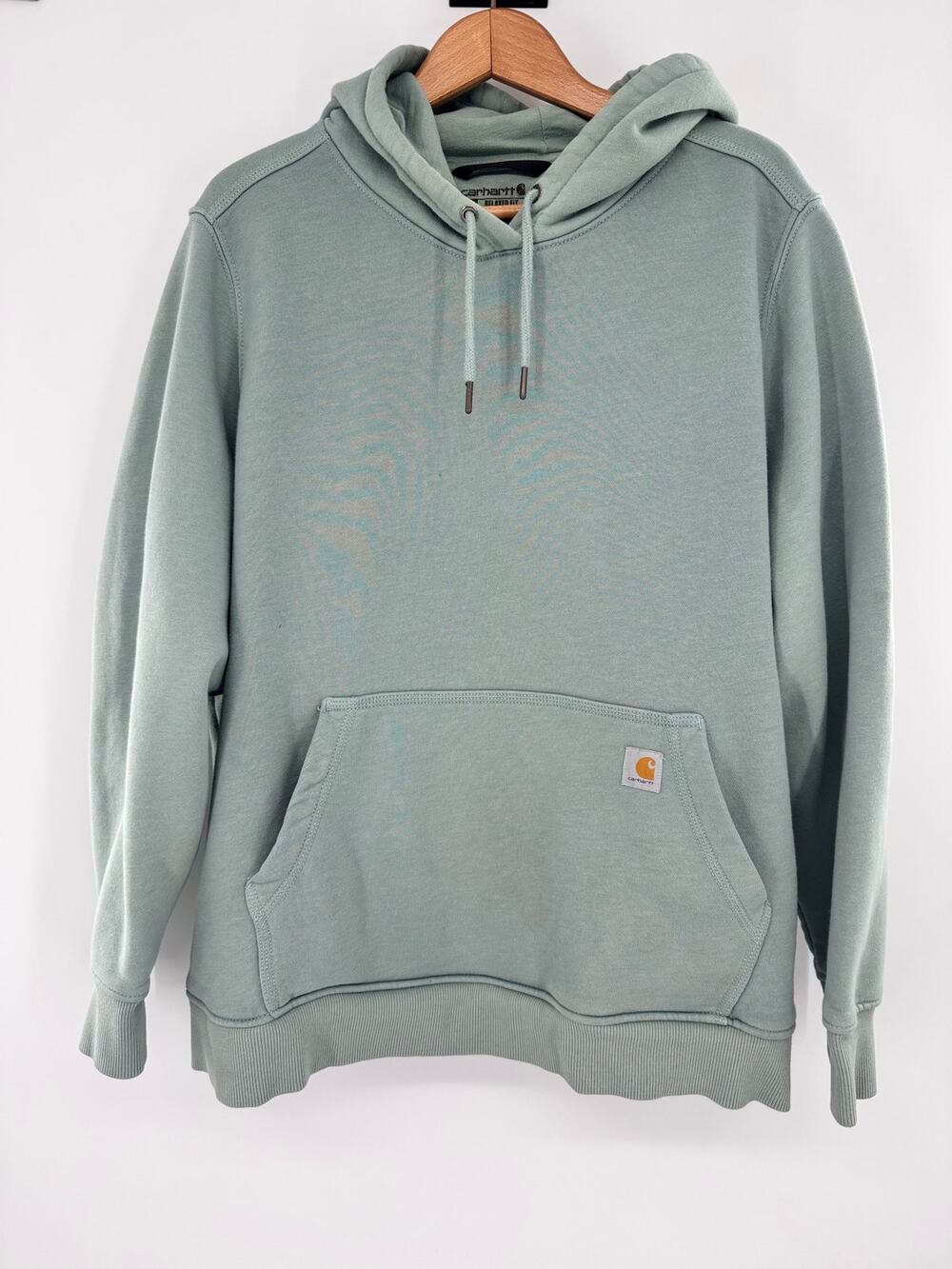 Carhartt Women's 3X Sage Green Relaxed Fit Graphic Pullover Hoodie Workwear